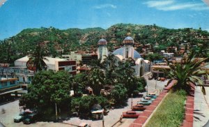 Vintage Postcard View of El Zocalo Acapulco Guerrero Mexico MX