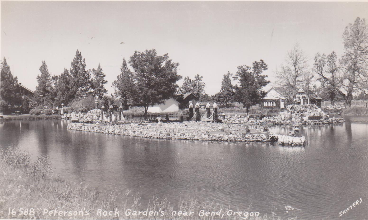 Rp Petersen S Rock Garden Between Bend Redmond Oregon 1940