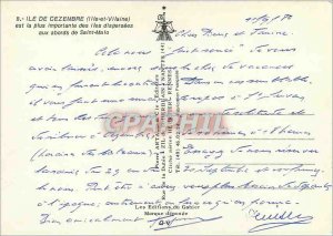 Modern Postcard Island Cezembre (Ille et Vilaine) is the Most Important of th...