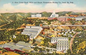 New Yates Shaft Mills and Shops Homestake Mining Company Lead, South Dakota U...