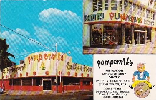 Florida Miami Beach Pumpernik's Restaurant & Pantry