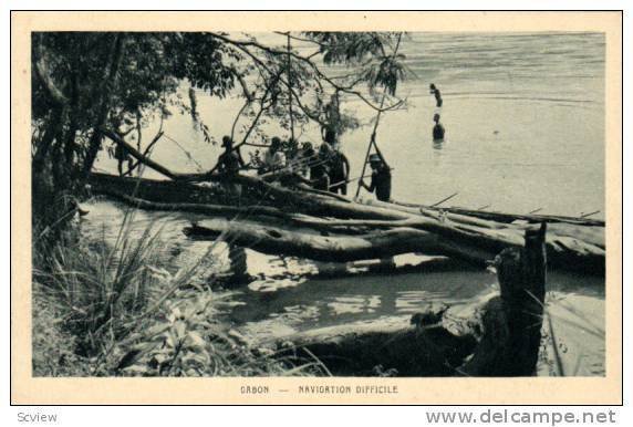 Navigation Difficile, Gabon,  Africa, 1900-1910s