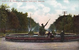 Nebraska Lincoln D E Thompson Fountain