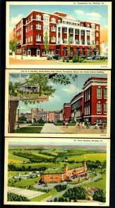 #8 Pa. lot of 6 Split View Jr. Sr. High School Children, Hotel, Sandy Beach, Inn