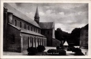 Denmark Soro Kirke Sorø Vintage Postcard C021