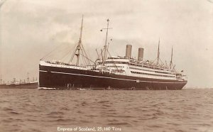 Emrpess of Scotland Canadian Pacific Steamship Co Ship Unused 