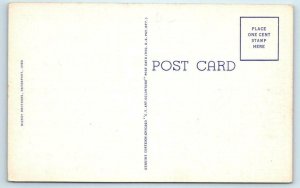 2 Large Letter Linens DAVENPORT, Iowa IA ~ Curteich, Tichnor 1940s Postcards