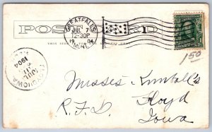 K45/ Great Falls Montana Postcard c1910 High School Building 135