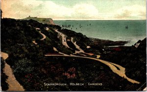 England Scarborough Holbeck Gardens Vintage Postcard 09.66