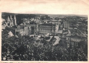 CONTINENTAL SIZE POSTCARD BELGIUM SPA PANORAMA MID-DISTANCE VIEW