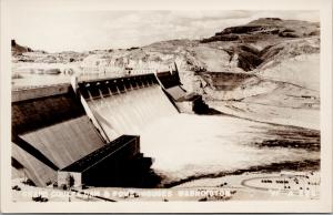 Grand Coulee Dam & Powerhouses WA Washington UNUSED Real Photo Postcard D99