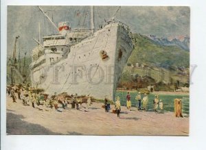 3170700  YALTA Motor Ship Rossiya RUSSIA by FERBER old PC