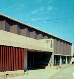 Vintage Bakersfield, Ca Administration Building Bakersfield High Postcard P171