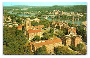 Air View Main Campus Area University Of Tennessee Knoxville Tennessee Postcard