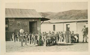 Postcard RPPC 1920s Bolivia Lake Titicaca Outdoor School Occupation 23-11615