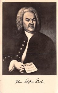Johann Sebastian Bach real photo Unused 