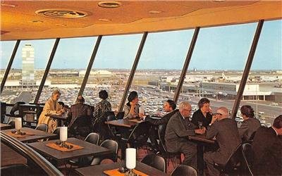 Los Angeles International Jet Age Air Terminal Airport c1950s Vintage Postcard