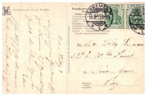 Kaiser Wilhelm II , Nordeutschet Lloyd Bremen line