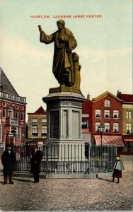 Netherlands Haarlem Laurens Jansz Koster STatue