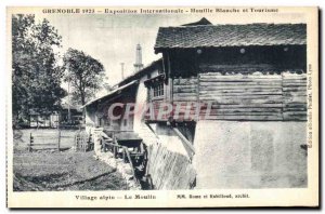 Old Postcard Grenoble International Exhibition and Hydroelectric Power Touris...