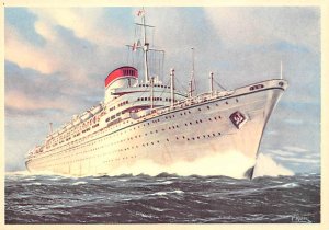 Augustus Italian Line Ship 