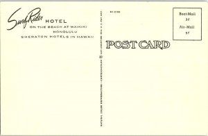 Postcard HOTEL SCENE Honolulu Hawaii HI AI9675