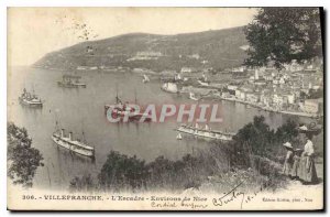 Old Postcard Villefranche The Wing Charter