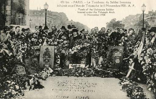 France - Paris, Tomb of the Unknown Soldier Intered Under Arc de Triomphe, No...