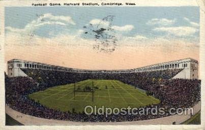 Football Game, Harvard Stadium, Cambridge, Massachusetts, USA Football Stadiu...