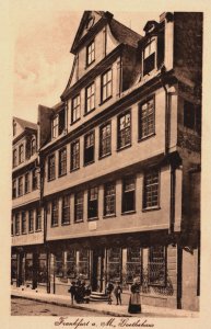 Germany Frankfurt am Main Goethehaus Vintage Postcard C254