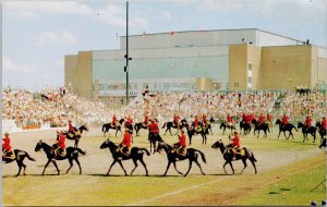 RCMP Musical Ride Winnipeg MB Manitoba Unused Vintage Postcard H54