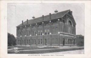 Indiana Valparaiso University Auditorium 1909
