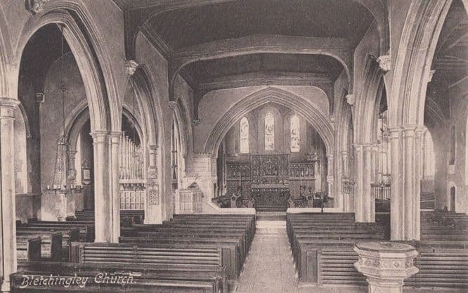 The Horton War Chapel Hospital Organ in Epsom WW1 Antique Postcard