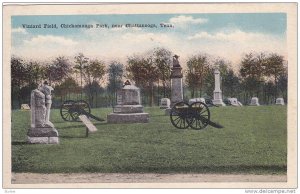 Vintard Field, Chickmauga Park, cannons, monuments, near Chattanooga, Tenness...