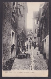 FRANCE, Postcard RPPC, Dieppe, An Alley of Pollet