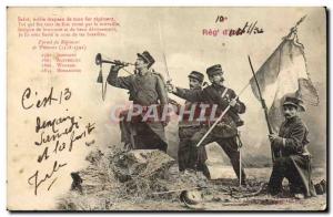 Postcard Old Army 10th Regiment d & # 39artillerie