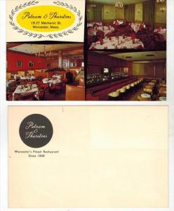 1963  MA  Worcester    PUTNAM & Thurstons  Restaurant Dinning Rooms