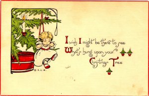 Greeting - Christmas. (pinholes)