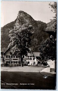 M-60685 Village Square with Kofel Oberammergau Germany