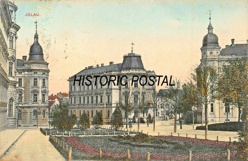 JGLAU CZECH REPUBLIC~HERMANN SEIBT 1908 PHOTO POSTCARD