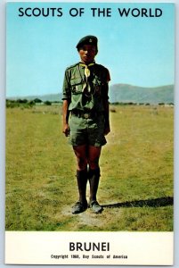 c1968's Brunei Scouts Of The World Boy Scouts Of America Youth Vintage Postcard