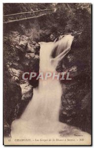 Old Postcard Luchon Gorge Diosaz has Servoz