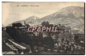 Postcard Old Embrun Roc View