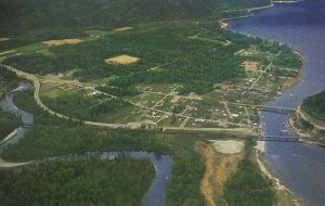 Canada Aerial View Sicamous British Columbia