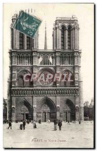 Paris Old Postcard Notre Dame