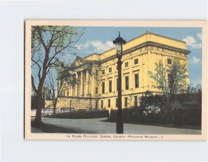 Postcard Provincial Museum, Quebec City, Canada