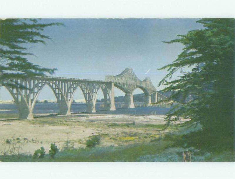 Unused Pre-1980 BRIDGE SCENE Marshfield Oregon OR HQ9347-22