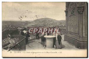 Old Postcard Le Puy The Guidance Table of Mount Cornelius