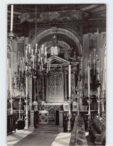 Postcard Holy Ark with the Bible, Spanish Synagogue, Venice, Italy