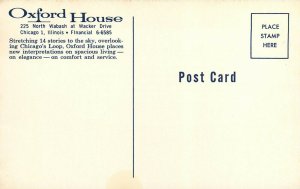 Chicago Downtown Motor Hotel IL Illinois Chicago House Postcard